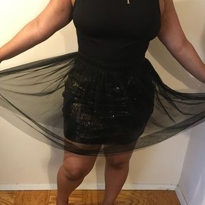 Black and Gold dress
